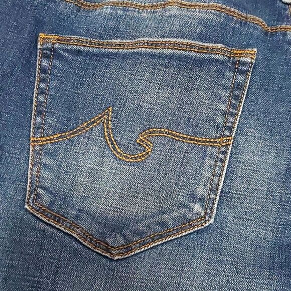 Blue Revival Dark Wash Distressed High Rise Skinny Jeans - Picture 6 of 11